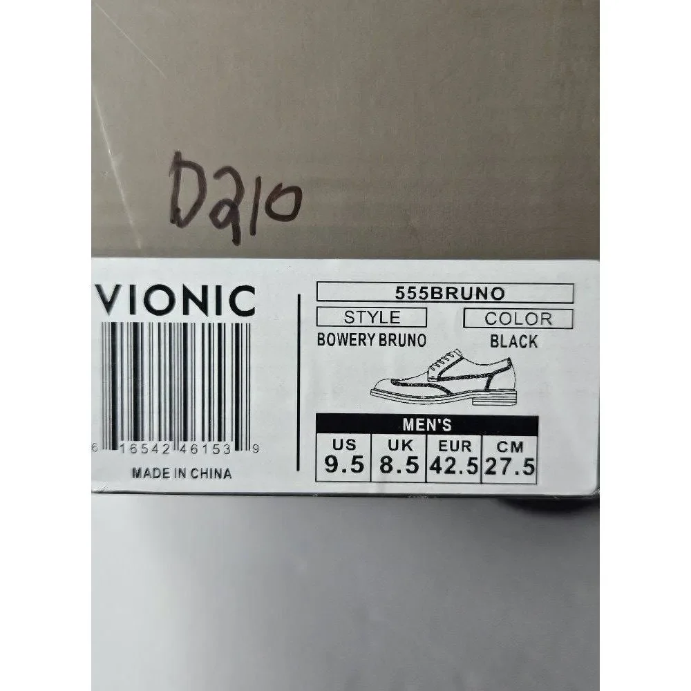 Vionic mens Bowery Bruno dress shoes Nwb‎